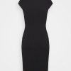 Peignoir Anna Field SMAR MINI BODYCON WITH CUT OUT Shift Noir Femme | RDA-4757248